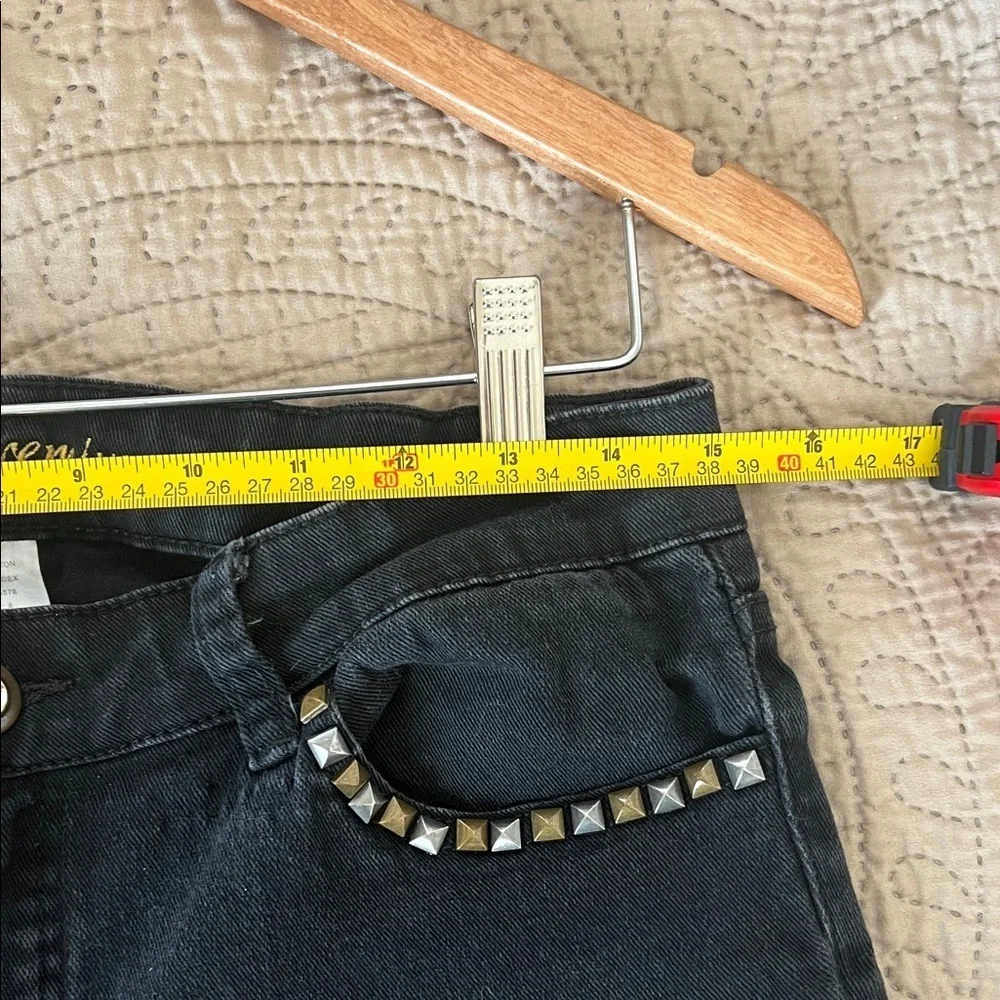 CACHE Premium Black Studded Flare Jeans – Y2K / 90s Glam